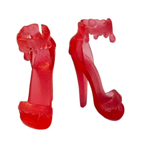 Monster High Shoes Pink Ghoulia Yelps Skull Shores Mattel - Picture 1 of 4